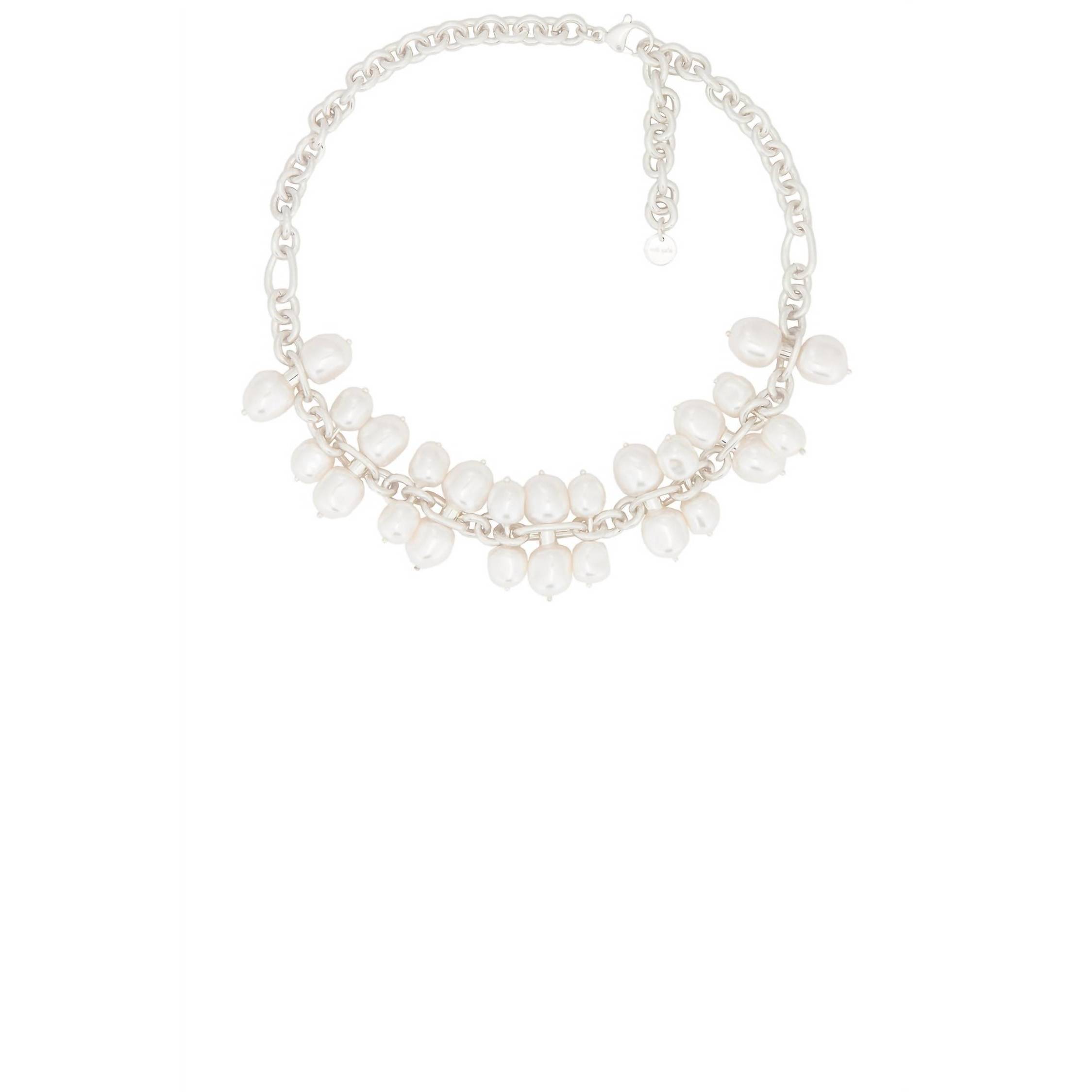 New Cult Gaia Dolly Necklace In Pearl 147$